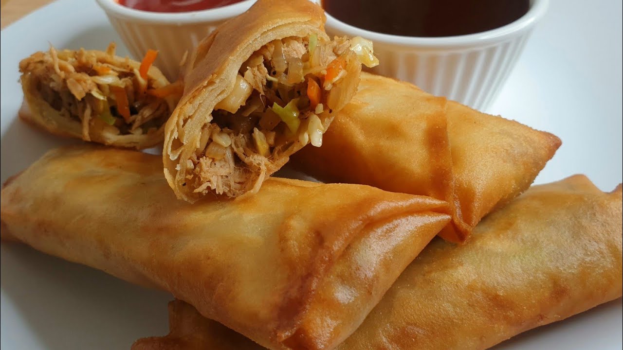 chicken spring rolls